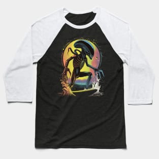 Alien surfing 88071 Baseball T-Shirt